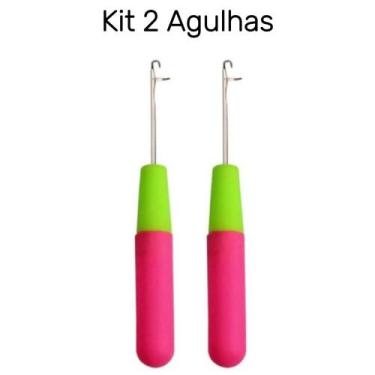 Imagem de Agulha Crochet Braids E Mega Hair - 2 Unidades. Envio Rápido - Rycler