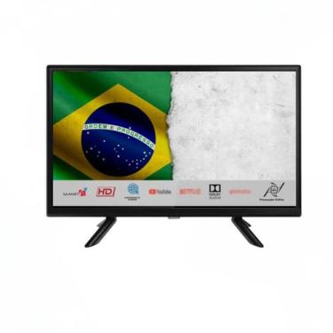 Imagem de TV Smart 24 Polegadas 12v Led Hd 110v/220v Caminhão Carreta Trailer Va