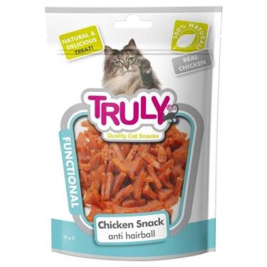 Imagem de Truly Functional Anti Bola Pelo Sabor Frango Petisco Gatos