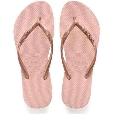 Imagem de Chinelo havaianas feminino slim 39/0 rosa ballet havaianas