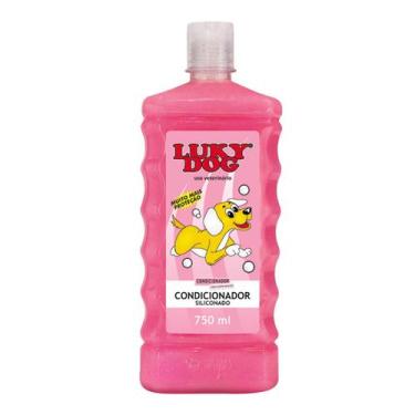 Imagem de Condicionador Cachorros Gatos Adultos Luky Dog Siliconado 750ml W A Pe