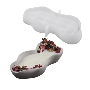 Imagem de Tigela de armazenamento irregular, molde de silicone, vaso de flores suculentas, molde de concreto, gesso, argila, resina (irregular)