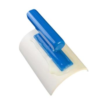 Imagem de Baoblaze Colher de pedreiro para reboco Ferramentas de concreto com cabo Ferramenta manual Colher de pedreiro para drywall Ferramenta de reboco Colher de, L