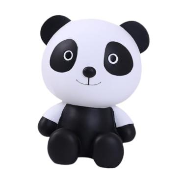 Imagem de MERIGLARE Cofrinho Panda Caixa de Poupança Peça Central Lembrança Presente Cofrinho Cofrinho para Sala de Estar Fazenda Ano Novo Inauguração de Casa