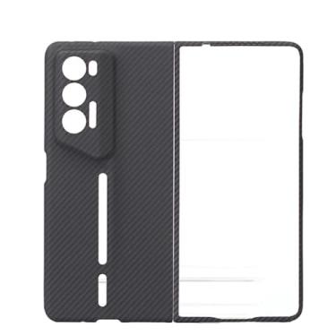 Imagem de waillynice Capa de fibra de carbono real para Honor Magic V2, capa ultrafina de fibra de aramida anti-queda para Honor Magic V2 RSR Capa Magic Vs2 (600DHollow), Magic V2)