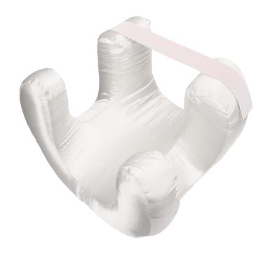 Imagem de Travesseiro Facial para Baixo, Amortecimento Macio, Beleza, Espuma de Memória, Mesa, Cochilo, para Escritório, Carro, Aeroporto, Viagens Essenciais (Branco)