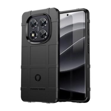 Imagem de Zoeirc Capa para Xiaomi Redmi Note 14 Pro 5G, capa de TPU resistente à prova de choque de grau militar e proteção de lente de câmera para celular para Xiaomi Redmi Note 14 Pro 5G preta