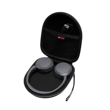 Imagem de XANAD Capa rígida para fone de ouvido Bluetooth sem fio Sony WH-CH520 / WH-CH510 - Bolsa protetora de viagem para transporte (cinza)