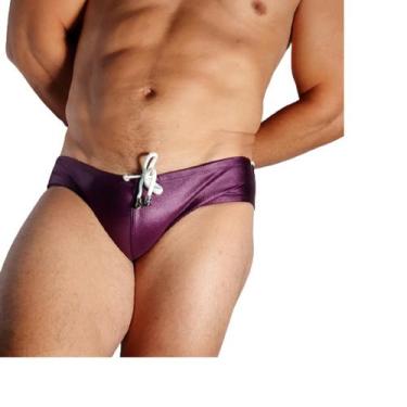 Imagem de sunga sexy slip com tule transparência na parte de trás - ALVEZ ALVES 
