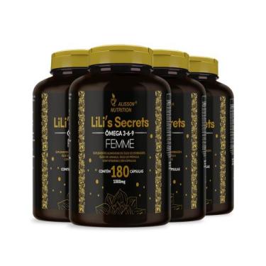 Imagem de 4 Omega Mulher 3 6 9 Femme Linhaca Borragem Primula Vitamina E - Aliss