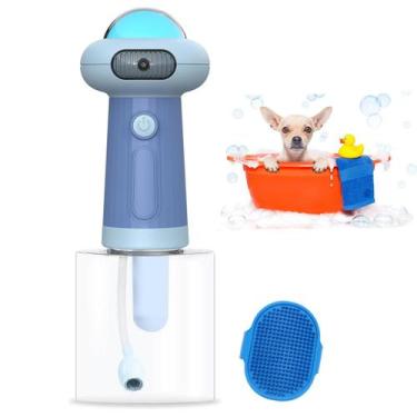 Imagem de Maquina de Espuma Sabao Banho Pet Cao Cachorro Gato Dispenser Shampoo 