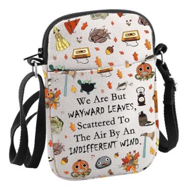 Imagem de OTGW Cartoon Inspired Gift We are But Wayward Leaves Bolsa tiracolo OTGW presente para fãs, We Are But Way Cb
