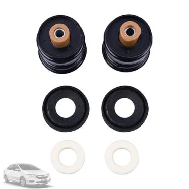 Imagem de Magimaker 2 conjuntos de amortecedores de montagem traseira 52670-T5A-J01 compatível com Honda Fit Jazz GK City GM6 2015 2016 2017 2018 2019 2020 2021