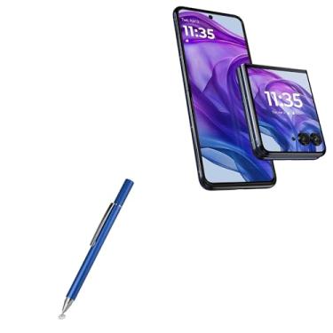Imagem de BoxWave Caneta Stylus compatível com Motorola Razr 2024 - Caneta capacitiva FineTouch, caneta Stylus super precisa - Azul lunar