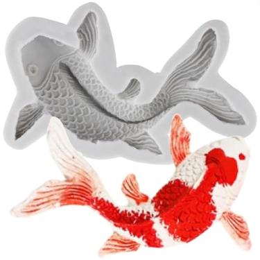 Imagem de CANYANGMOLD Molde de bala de peixe moldes de silicone para cupcake topper chocolate polímero argila pasta de goma