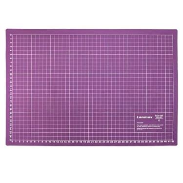 Imagem de Base De Corte Dupla Face 27x42 A3 Lilás Roxo Patchwork Artesanato Scrapbook Lanmax