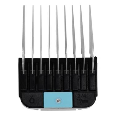 Imagem de Pentes de proteção profissional de aço inoxidável para animais de estimação com lâmina removível estilo A5, 1/20.3 cm-2.5 cm, compatível com Wahl KM Series Andis AG BG Oster A5 A6 Animal Clippers