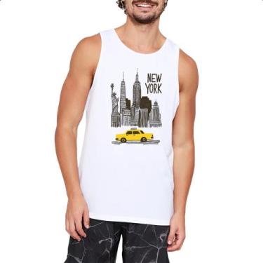 Imagem de Camiseta Regata New York Pintura Nanquim - Alearts, GG