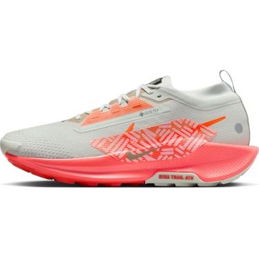 Imagem de Nike Pegasus Trail 5 GORE-TEX Tênis de corrida masculino impermeável, Prata clara Hyper Crimson Lt Wild Mango, 43