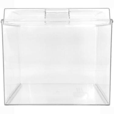 Imagem de Pote Acrílico para Cereais Quadrado c/ Tampa 3,3 Litros - ExPote