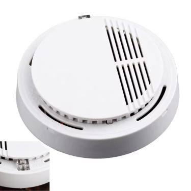 Imagem de Detector de Fumaça Incendio Fogo Alarme 85db Sensor Fotoeletrico Seguraça Proteçao Casa Comercio Empresarial
