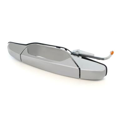 Imagem de Maçaneta externa cromada traseira esquerda do lado do motorista compatível com Chevy Silverado Suburban Avalanche Tahoe 2007-2014, GMC Sierra Yukon, Cadillac Escalade substitui 22738725, 15915659