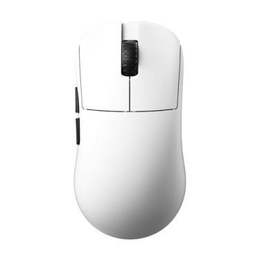Imagem de Lamzu Mouse para jogos Inca, taxa de sondagem de 8K, interruptores ópticos, codificador TTC, Paw3950 IC, Nordic 52840 MCU, corcunda alta simétrica, recomendado para jogadores com garra aderente