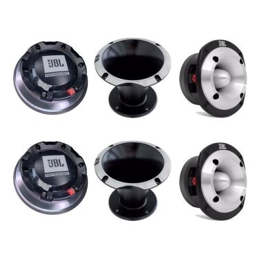 Imagem de Kit 2 Driver jbl Selenium D405-X 110w + 2 Super Tweeter ST400 Trio 150w + 2 Corneta jbl HL14-50 Trio