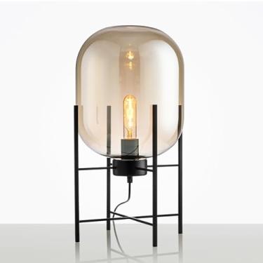 Imagem de Lâmpada de mesa moderna nórdica Moda Criatividade Sala de estar Quarto Estudo Villa Hotel Casa Móveis LED Luzes decorativas (Estilo 1)