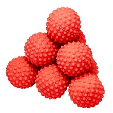 Imagem de 12x Bolinha Cravo para Cachorro Pet Anti Stress e Massagem Mãos e Pés 