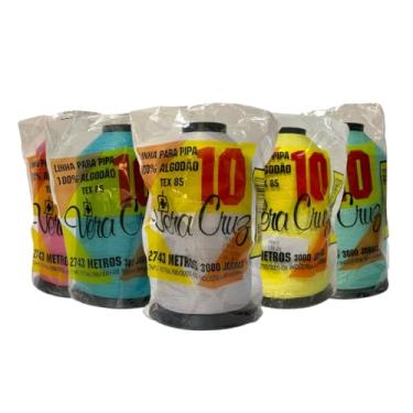 Imagem de Linha Para Pipas CCfios Vera Cruz Fio 10 de 3000 Jardas 100% Algodão Tex 85 (Roxo)