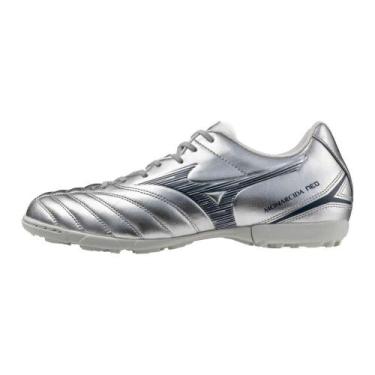 Imagem de Chuteira Society Masculina Mizuno Monarcida Neo III Select AS, Prata, 