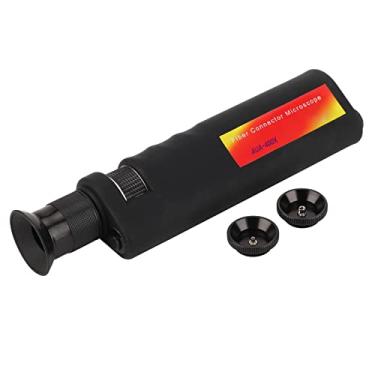 Imagem de Microscópio de Fibra óptica Portátil 400x Precisa Fibra óptica Mensagem Final Slip Provo de Borracha SC FC ST LC Ferramenta de Inspeção