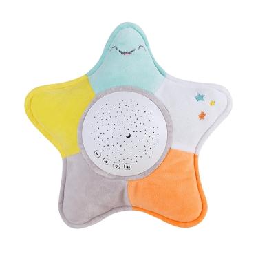 Imagem de Bebê conforto projeção luz noturna música infantil sono céu projetor crianças boneca de pelúcia boneca