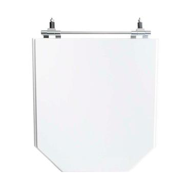 Imagem de Assento Sanitário Tampa De Vaso Branco Resina Poliester Atrium Para Bacia Incepa