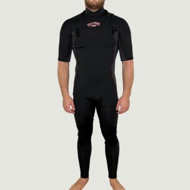 Imagem de Long John Billabong Absolute Full Gbs 2/2Mm Chest Zip Manga Curta, P