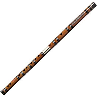 Imagem de Flauta profissional de bambu flauta refinada profissional bambu amargo CDEFG adulto iniciante instrumento musical popular (cor: D)