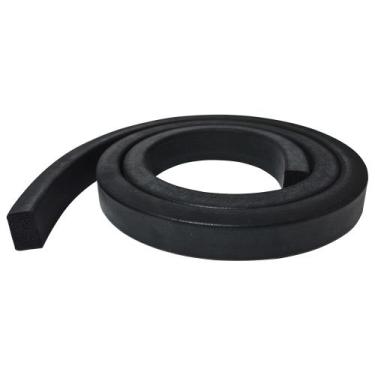 Imagem de Borracha Preta Esponjosa 18X11mm - 1 Metro - Isamaq seladora
