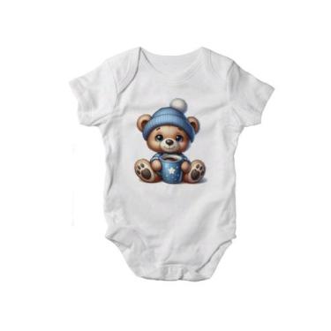 Imagem de Body Criança Com Designer Urso Pelúcia Com Touca Coffe - Lobo Sete, Br