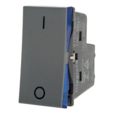 Imagem de Interruptor bipolar simples cinza 612005cz pial plus + - LEGRAND