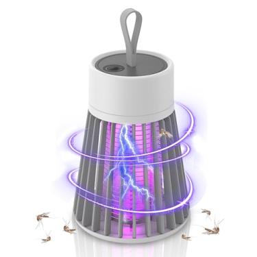 Imagem de Bug Zapper Armadilha de mosquitos para ambientes internos para mosquitos, armadilhas para moscas de frutas ao ar livre, armadilha portátil para insetos voadores para pátio, jardim, casa, piquenique,