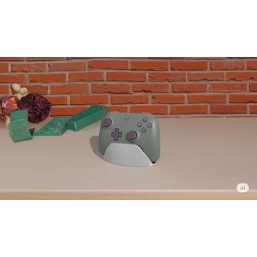 Imagem de Suporte para Controle Xbox Series S, 8bitdo, Verde e Cinza
