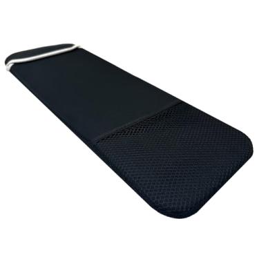 Imagem de Wanty Capa protetora preta de neoprene à prova de poeira para carregar bolsa de transporte para teclado e mouse sem fio Logitech MK270