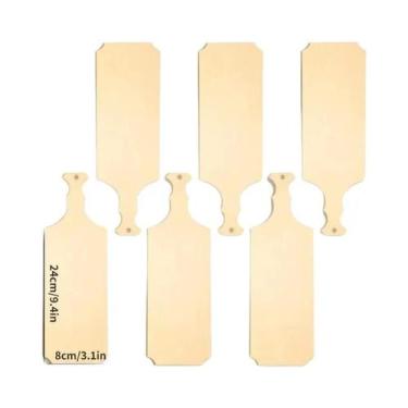 Imagem de Mini Tábua De Cortar De Madeira Com Alça Para Queijo, Bolo, Sobremesa,