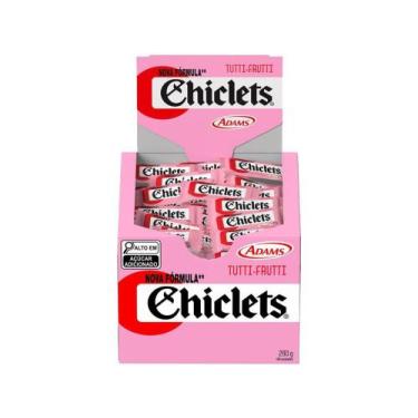 Imagem de Chiclete Adams Chiclets Tutti-Frutti - Display com 100 unidades de 2,8