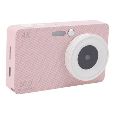 Imagem de Câmera Digital 4K 50mp 2,8 Polegadas de Tela Automática Foco 16x Câmera de Zoom Digital para Entusiastas do Campus (PINK)