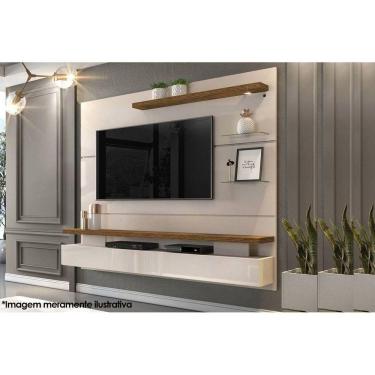 Imagem de Painel Para Tv Greco Até 55 Polegadas Off White/demolição - Dj Móveis