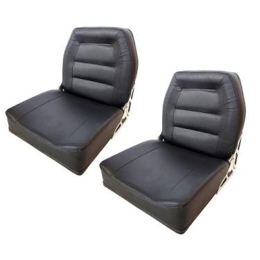 Imagem de Par de Cadeiras Almofadadas para Barco de Alumínio ou Lancha - Levanta