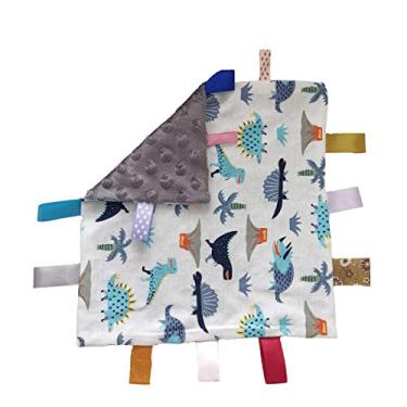 Imagem de Upalupa Cobertor De Segurança Sensorial Calmante Para Bebês E Brinquedo Pelúcia Macio Com Etiquetas Fita Fechadas Conforto