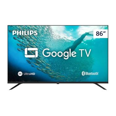 Imagem de Smart TV LED 86" Ultra HD 4K Philips 86PUG7019/78 com Google TV, Comando de Voz, Wi-Fi, Entradas HDMI e USB